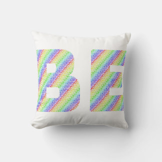 Allow Yourself To Be Rainbow Throw Pillow