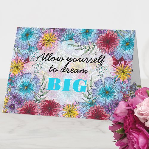 Allow Yourself To Dream Big Dreamscape Garden  Card