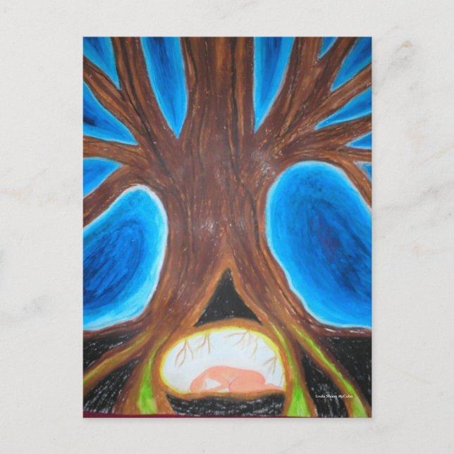 allowing time for grief affirmation postcard (Front)