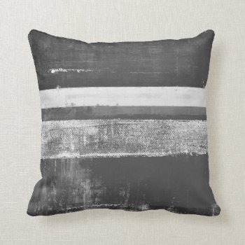 'alloy' Grey Abstract Art Throw Pillow by T30Gallery at Zazzle