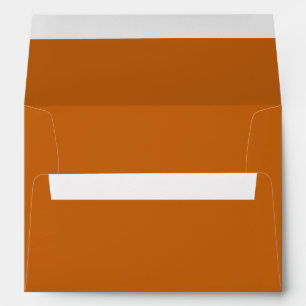 Alloy orange (solid color) envelope