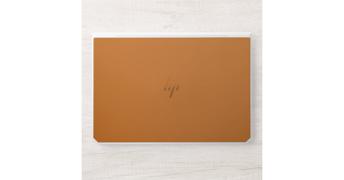 Orange Computer Hp Color Alloy orange (solid color) HP laptop skin | Zazzle