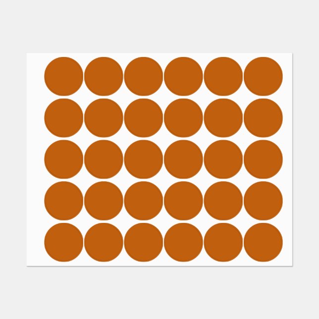 Alloy orange (solid color) labels (Sheet)