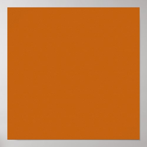 Alloy orange solid color poster