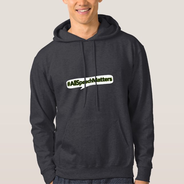 #AllSpeechMatters Men's Hoodie (Front)