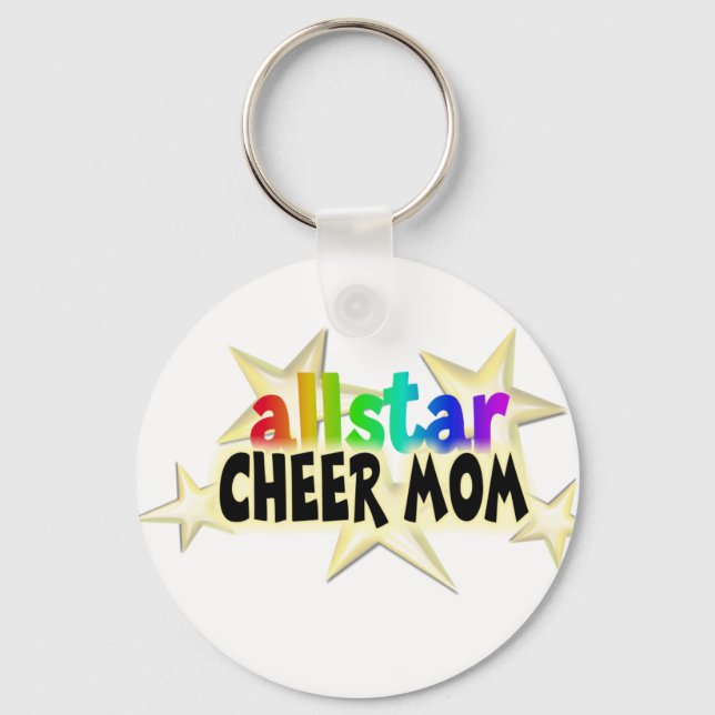 Allstar Cheer MOM Keychain (Front)