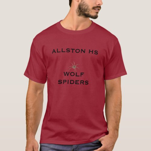 ALLSTON HS WOLF SPIDERS _ Customized T_Shirt