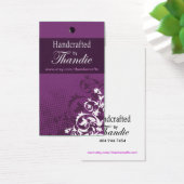 Allure Gift Tag Business Card "Handcrafted by..." (Desk)