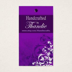 Allure Gift Tag Business Card "Handcrafted by..."