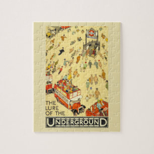 allure London Vintage poster Jigsaw Puzzle