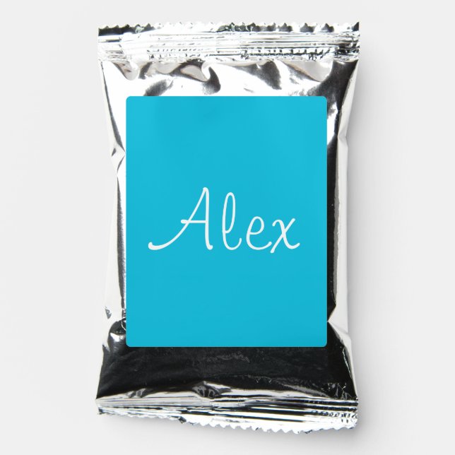 Alluring Aqua Coffee Drink Mix (Front)