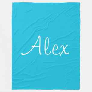 Alluring Aqua Fleece Blanket