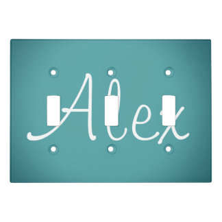 Alluring Aqua Light Switch Cover