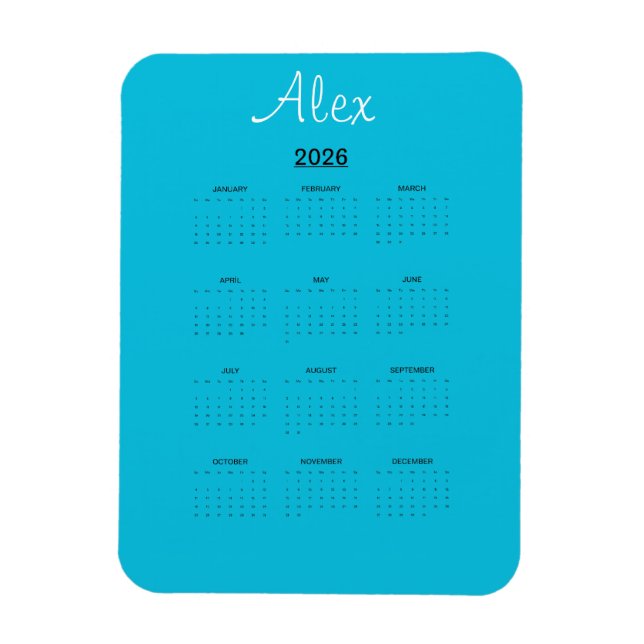 Alluring Aqua Magnet (Vertical)