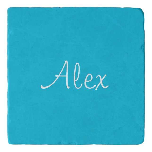 Alluring Aqua Trivet (Front)