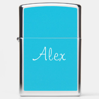 Alluring Aqua Zippo Lighter