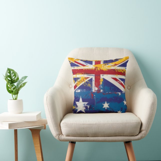 Alluring Australia Throw Pillow (Chair)
