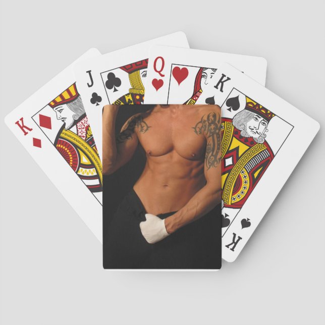 Alluring Male Playing Cards (Back)