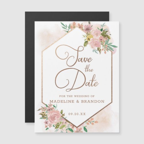 Alluring Rose Vintage Dusty Pink Save the Date