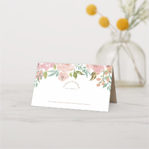 Alluring Rose Vintage Dusty Pink Table Number Place Card