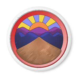 Alluvial Fan Geology Magnet