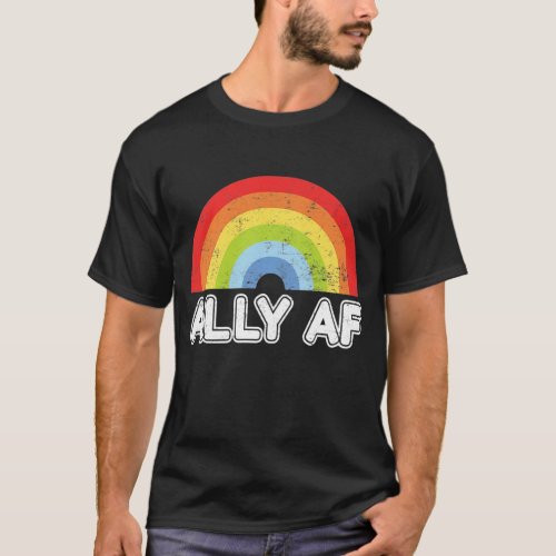 Ally Af Straight Ally Gender Equality Lgbt T_Shirt