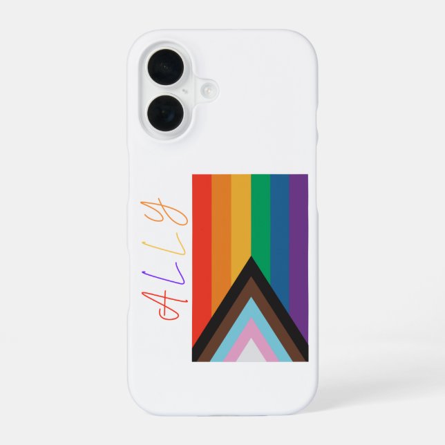 Ally and Rainbows Iphone Case (Back)
