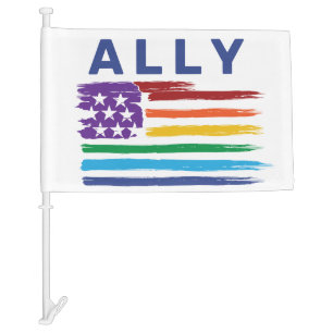 Ally Artistic Rainbow Flag