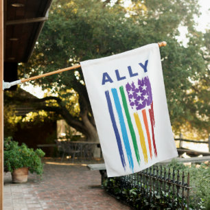 Ally Artistic Rainbow Pride Flag  