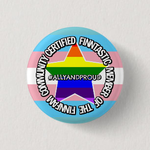 (Ally) Certified FinnFam Member Badge Button