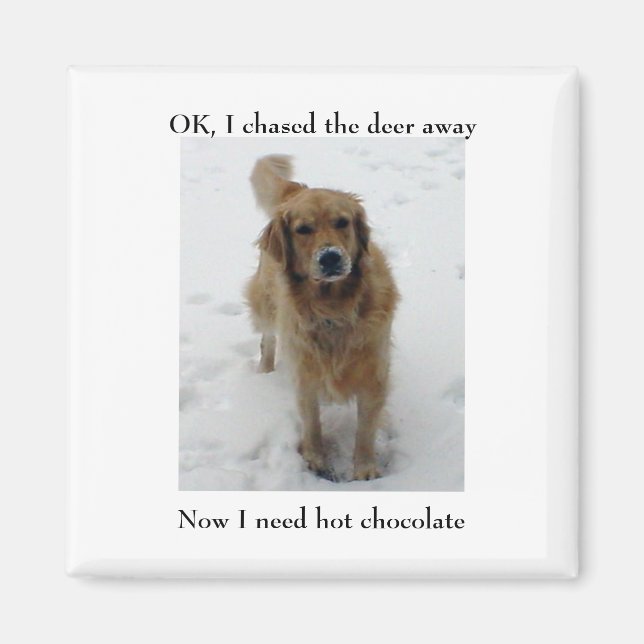 ally cropped, OK, I chased the deer away, Now I... Magnet (Front)