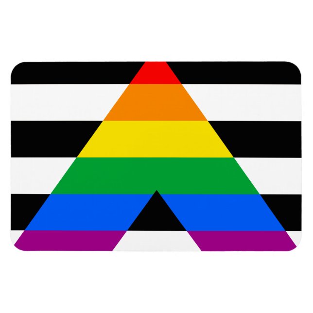 ALLY FLAG ORIGINAL -.png Magnet (Horizontal)