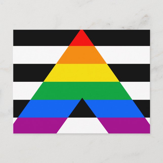 ALLY FLAG ORIGINAL -.png Postcard (Front)