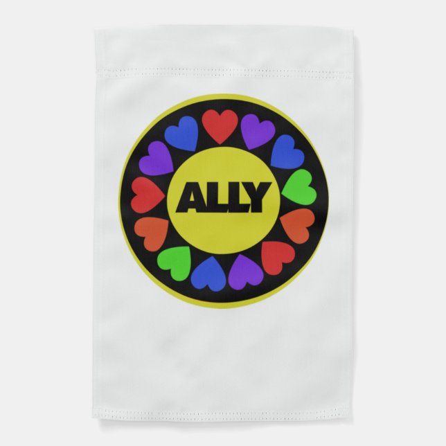 Ally Gay Rights Garden Flag (Front)