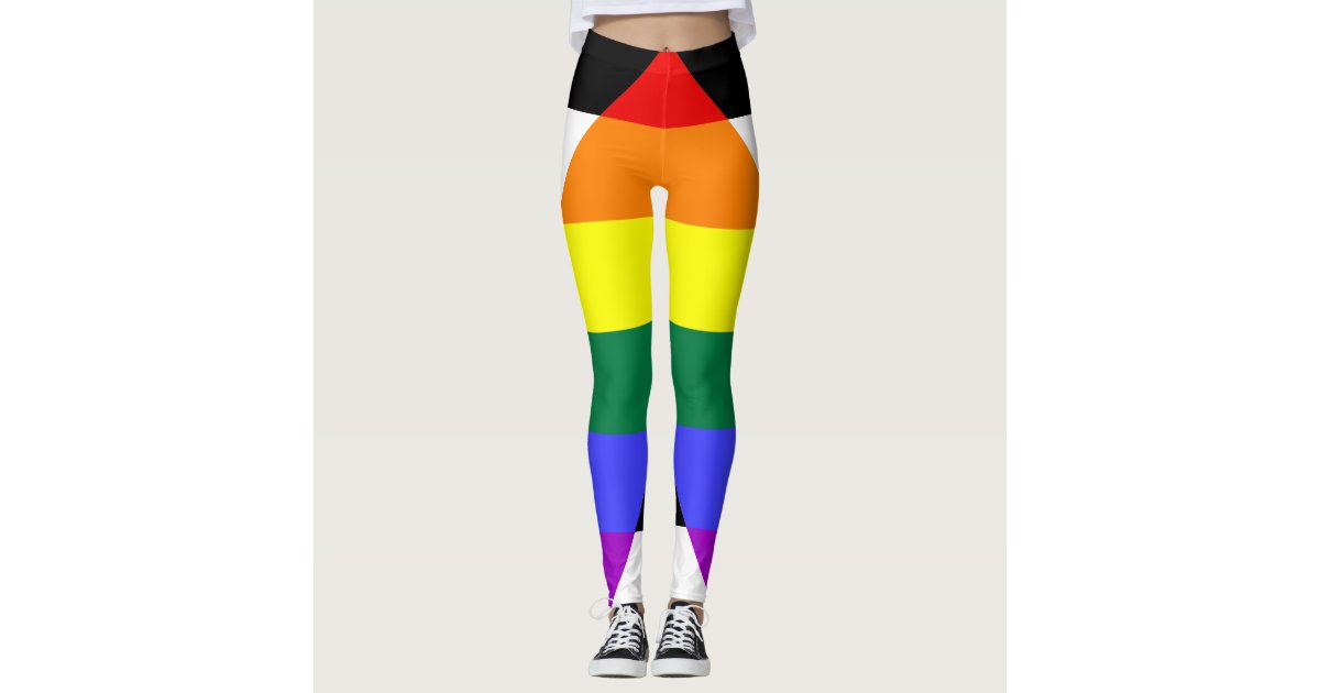 Pastel Rainbow Gradient Leggings