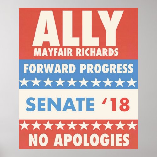 Ally Mayfair Richards Campaign Merch 1 Poster