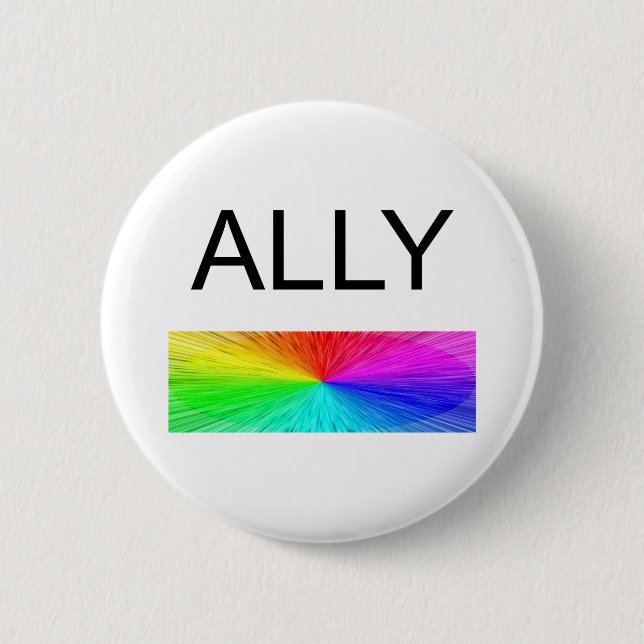 Ally Pinback Button (Front)