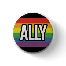Ally Pride button