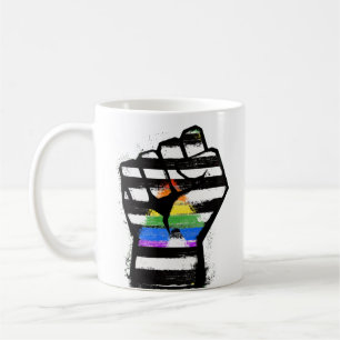 Ally Pride Fist T-Shirt Coffee Mug