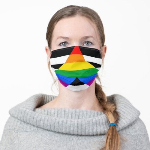 Ally Pride Flag Adult Cloth Face Mask