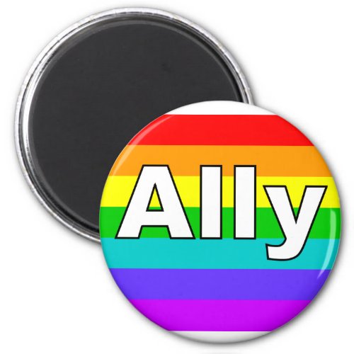 Ally Pride Flag Magnet