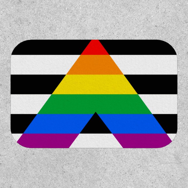 Ally Pride Flag Patch (Front)