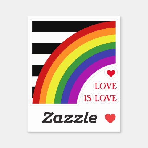 Ally Pride Flag Rainbow Sticker