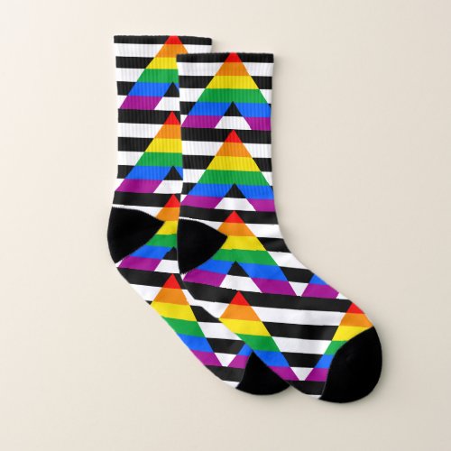 Ally Pride Flag Socks