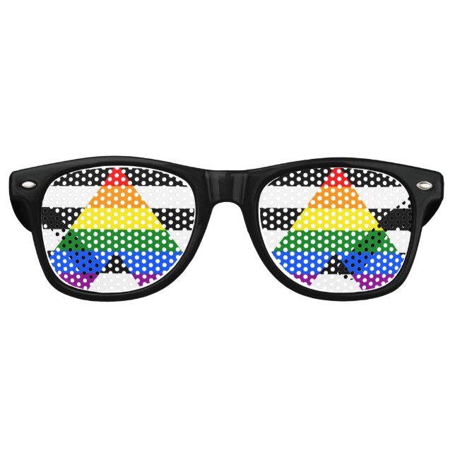 Ally Pride Flag Sunglasses (Front)