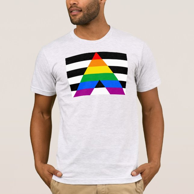 Ally Pride Flag T-Shirt (Front)