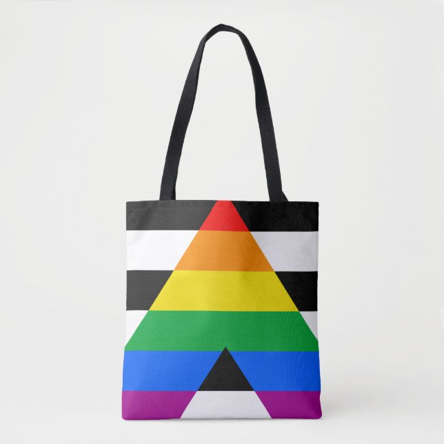 Ally Pride Flag Tote Bag (Front)