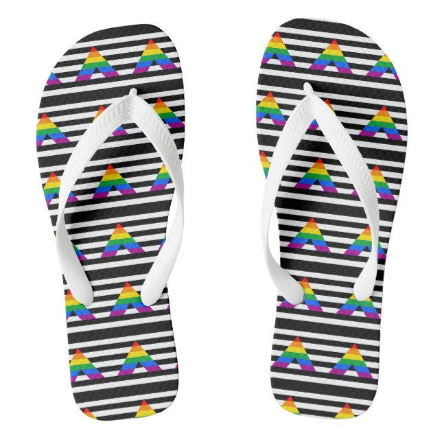 Ally Pride Flip Flops (Footbed)