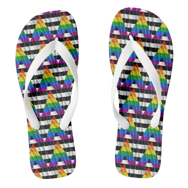 Ally Pride Flip Flops (Footbed)