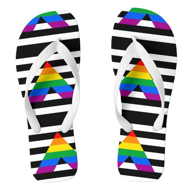 Ally Pride Flip Flops (Footbed)